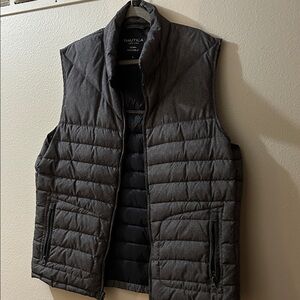 Nautica Men's Dark Gray Puffer Vest